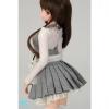  Volks HTDP Kyoto 14 Dollfie Dream Halter-Neck Dress Set Grey DDS DD L Bust DDdy 