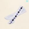  Volks HTDP Kyoto 14 Super Dollfie Thigh-High Socks Mini Argyle Black x Gray MSD 