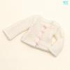  Volks HTDP Kyoto 14 Super Dollfie Cardigan Mini White Bow Button MSD SDM MDD DDP 