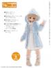  Azone Pureneemo Outfits PNS Mods Coat Light Blue Momoko Doll 1/6 Obitsu 