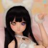  Volks Doll Party 37 Dollfie Dream Kitty Ear White Bondage Set DDS DD SS / S Bust 