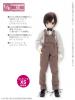  Azone Pureneemo PNXS Komorebimori no Oyofukuyasan Salopette Pants Dark Brown Blythe Dal Obitsu 