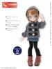  Azone Picconeemo Outfits Duffel Coat Grey 1/12 fashion dolls 