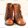  Brown Martin Boots MD31L fit VOLKS MSD DOT 1/4 BJD Super Dollfie 