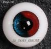  Glass Eye 14mm Mix Red & Blue fits  YOSD DOB VOLKS LUTS Lati 1/6 