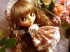  Blythe Doll Wigs - Ginger Blond Big Curl Long Hair 