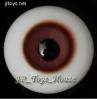  Glass Eye 8mm Soil Brown fits YOSD DOB VOLKS LUTS Lati 1/6 