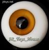  Glass Eye 16mm Light Brown fits MSD DOT VOLKS LUTS Lati 1/4 