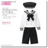  Azone Pure Neemo Gymnasium Sailor Suit Set (Black x Off-white) (Fashion Doll)Blythe Pullip Momoko 