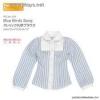  Azone Pure Neemo Blue Bird`s Song Collar Separated Round Collar Blouse (Sax Stripe) (Fashion Doll)Blythe Pullip Momoko 