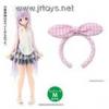  Azone Pure Neemo Sahras a la mode Headband (Pink Check) (Fashion Doll)Blythe Pullip Momoko 